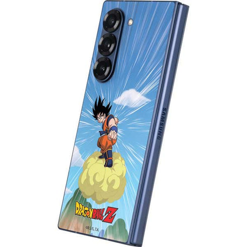 Dragon Ball Z Goku and Nimbus Galaxy Z Fold6 Skin
