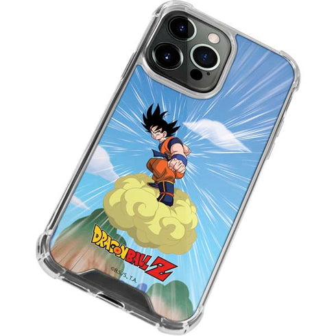 Dragon Ball Z Goku and Nimbus iPhone 13 Pro Clear Case