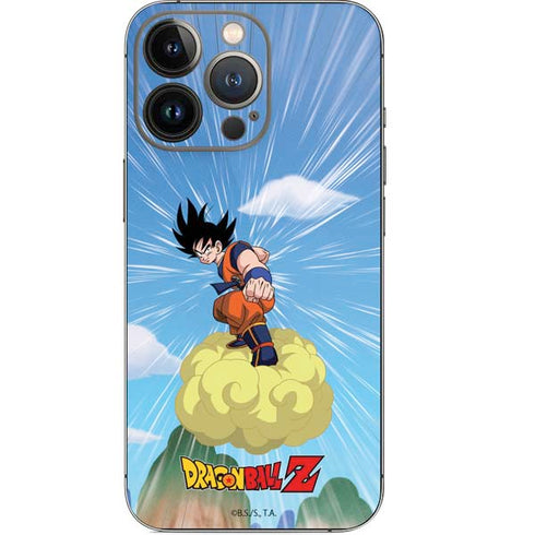 Dragon Ball Z Goku and Nimbus iPhone 14 Pro Skin