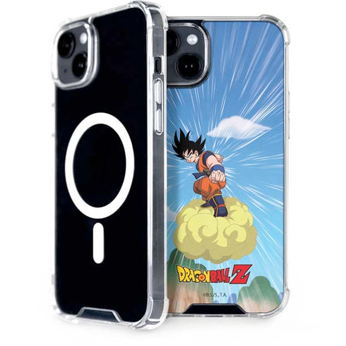 Dragon Ball Z Goku and Nimbus iPhone 15 MagSafe Case