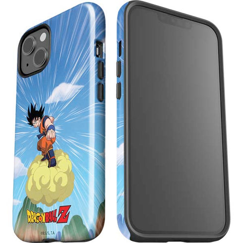 Dragon Ball Z Goku and Nimbus iPhone 15 Plus Impact Case