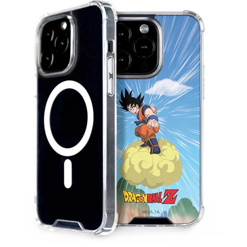Dragon Ball Z Goku and Nimbus iPhone 15 Pro MagSafe Case
