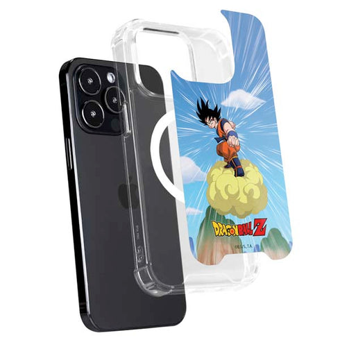 Dragon Ball Z Goku and Nimbus iPhone 15 Pro MagSafe Case