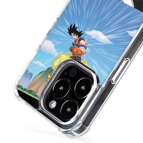 Dragon Ball Z Goku and Nimbus iPhone 15 Pro MagSafe Case