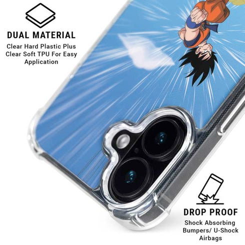 Dragon Ball Z Goku and Nimbus iPhone 16 MagSafe Case