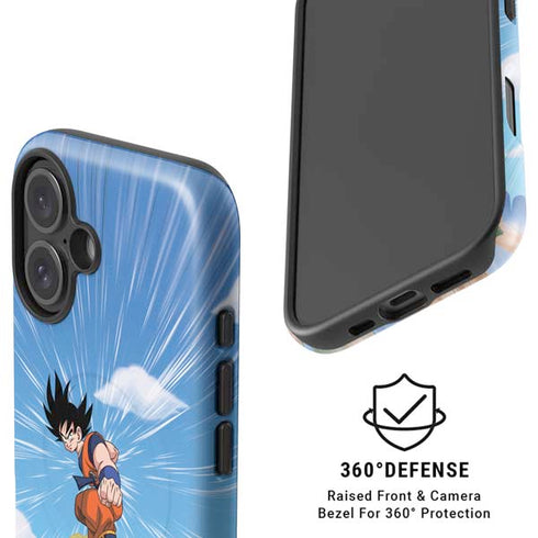 Dragon Ball Z Goku and Nimbus iPhone 16 Magsafe Impact Case