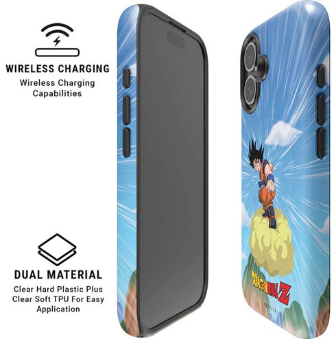 Dragon Ball Z Goku and Nimbus iPhone 16 Magsafe Impact Case