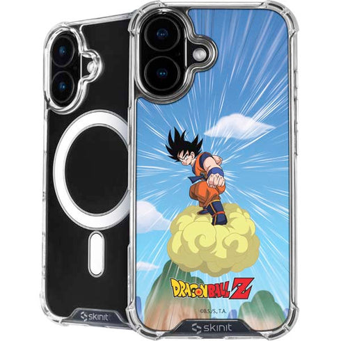 Dragon Ball Z Goku and Nimbus iPhone 16 Plus MagSafe Case