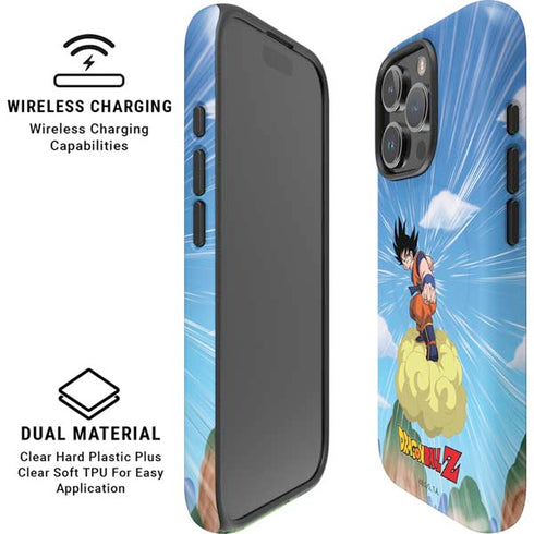 Dragon Ball Z Goku and Nimbus iPhone 16 Pro Magsafe Impact Case