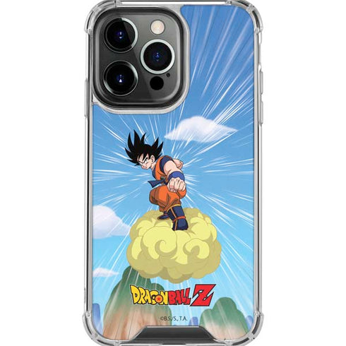 Dragon Ball Z Goku and Nimbus iPhone 16 Pro Max Clear Case