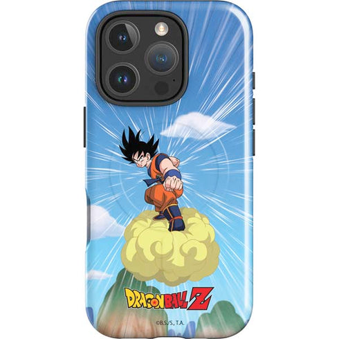 Dragon Ball Z Goku and Nimbus iPhone 16 Pro Max Magsafe Impact Case