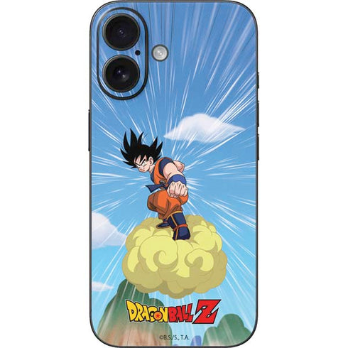 Dragon Ball Z Goku and Nimbus iPhone 16 Skin