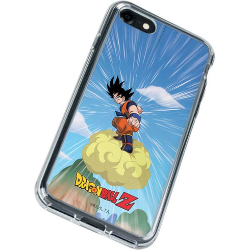 Dragon Ball Z Goku and Nimbus iPhone SE (2nd & 3rd Gen) Clear Case