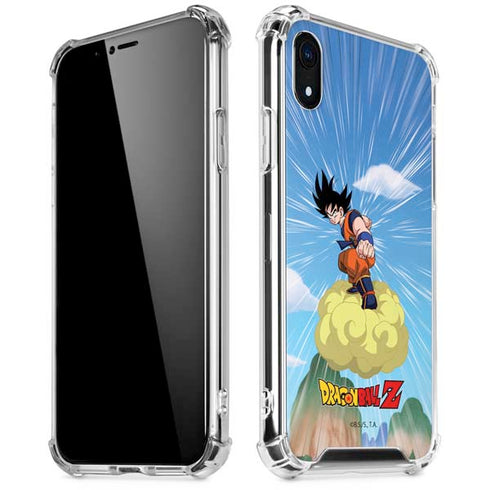 Dragon Ball Z Goku and Nimbus iPhone XR Clear Case