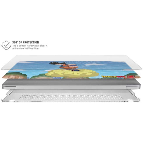 Dragon Ball Z Goku and Nimbus MacBook Air 15in (2023-2025) Case plus Skin