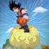 Dragon Ball Z Goku and Nimbus Apple MacBook Pro 15-inch Skin