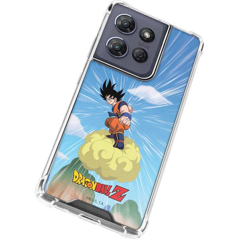 Dragon Ball Z Goku and Nimbus Moto G 5G (2025) Clear Case