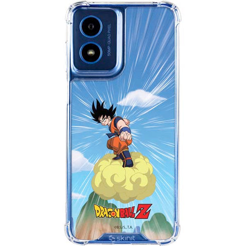 Dragon Ball Z Goku and Nimbus Moto G 5G (2024) Clear Case