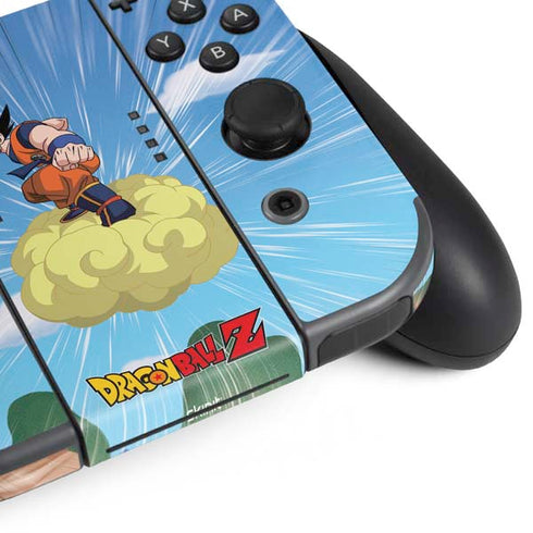 Dragon Ball Z Goku and Nimbus Nintendo Switch Bundle Skin