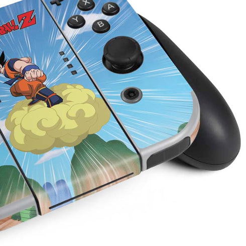 Dragon Ball Z Goku and Nimbus Nintendo Switch OLED (2021) Skin