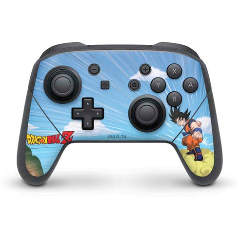 Dragon Ball Z Goku and Nimbus Nintendo Switch Pro Controller Skin