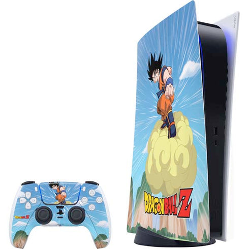 Dragon Ball Z Goku and Nimbus PlayStation PS5 Skins