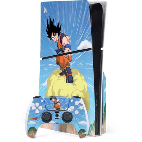 Dragon Ball Z Goku and Nimbus PlayStation PS5 Skins