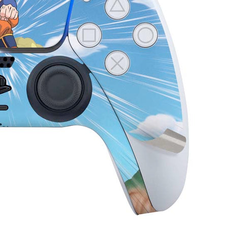 Dragon Ball Z Goku and Nimbus PS5 Slim Disk Bundle Skin