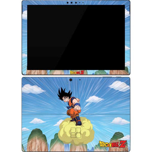 Dragon Ball Z Goku and Nimbus Surface Pro 7 Skin