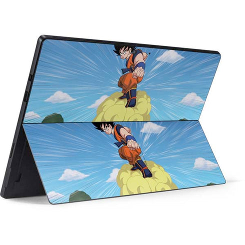 Dragon Ball Z Goku and Nimbus Surface Pro 7 Skin