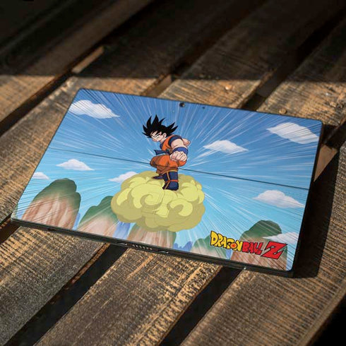 Dragon Ball Z Goku and Nimbus Surface Pro 7 Skin