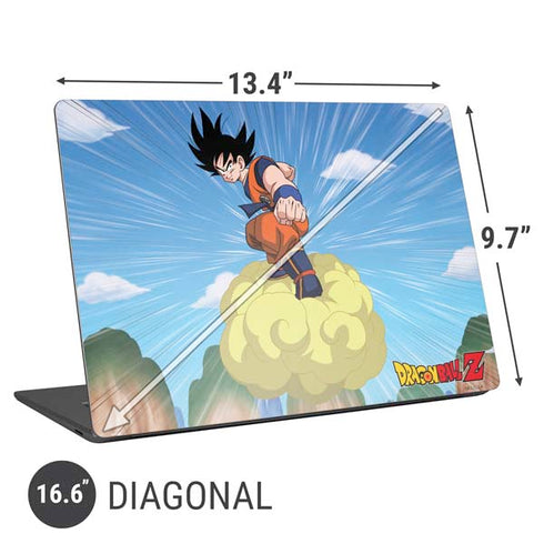 Dragon Ball Z Goku and Nimbus Universal Laptop 16.6in (13.4 x 9.7in) Skin