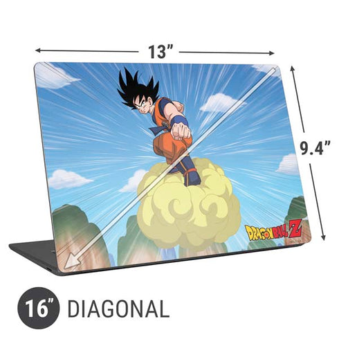 Dragon Ball Z Goku and Nimbus Universal Laptop 16in (13 x 9.4in) Skin