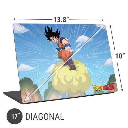 Dragon Ball Z Goku and Nimbus Universal Laptop 17in (13.8 x 10in) Skin