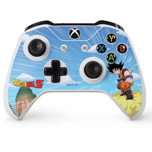 Dragon Ball Z Goku and Nimbus Xbox One S Console and Controller Bundle Skin
