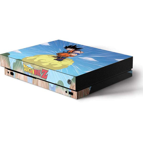 Dragon Ball Z Goku and Nimbus Xbox One X Console Skin