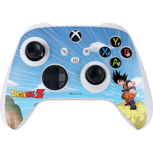 Dragon Ball Z Goku and Nimbus Xbox Series S Controller Skin