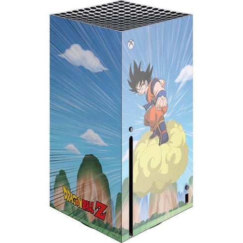 Dragon Ball Z Goku and Nimbus Xbox Series X Console Skin