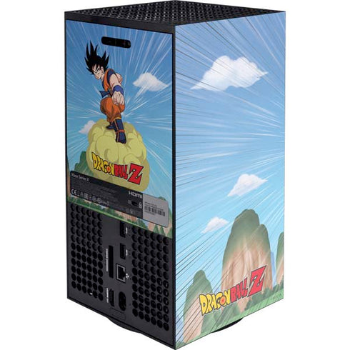 Dragon Ball Z Goku and Nimbus Xbox Series X Console Skin