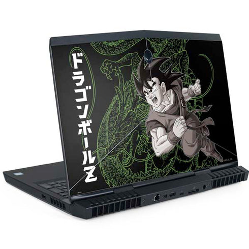 Dragon Ball Z Goku and Shenron Dell Alienware Skin