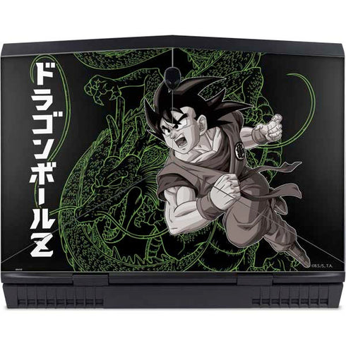 Dragon Ball Z Goku and Shenron Dell Alienware Skin