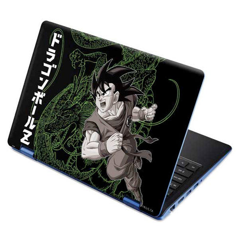 Dragon Ball Z Goku and Shenron Aspire R11 11.6in Skin