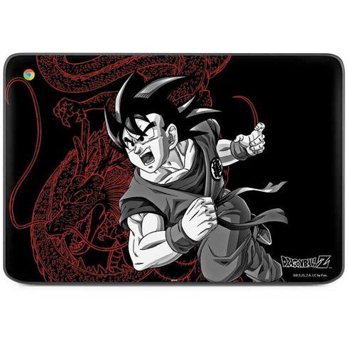 Dragon Ball Z Goku and Shenron HP Chromebook Skin