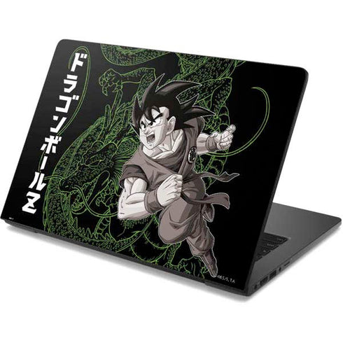 Dragon Ball Z Goku and Shenron Dell Chromebook Skin