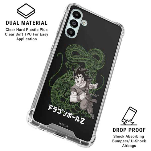 Dragon Ball Z Goku and Shenron Galaxy A13 5G Clear Case