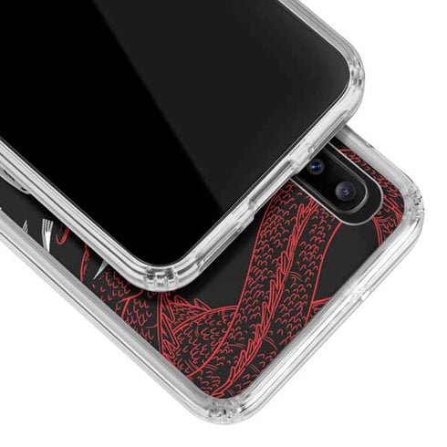 Dragon Ball Z Goku and Shenron Galaxy A30 Clear Case