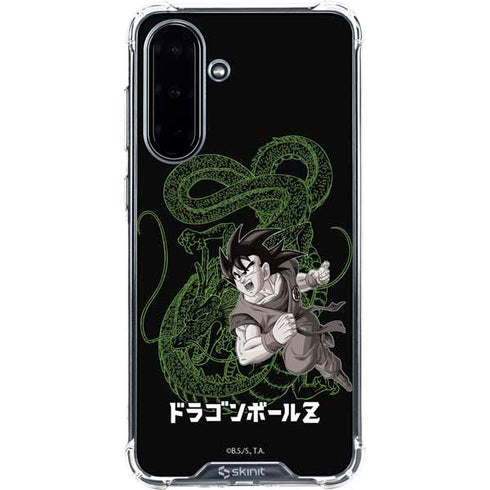 Dragon Ball Z Goku and Shenron Galaxy A36 5G Clear Case