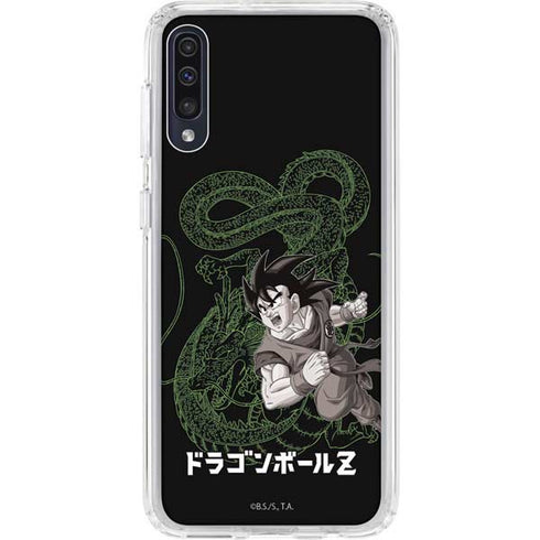 Dragon Ball Z Goku and Shenron Galaxy A50 Clear Case