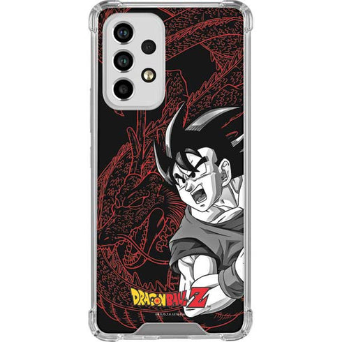 Dragon Ball Z Goku and Shenron Galaxy A53 5G Clear Case