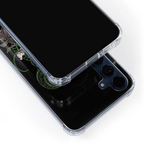 Dragon Ball Z Goku and Shenron Galaxy A55 5G Clear Case